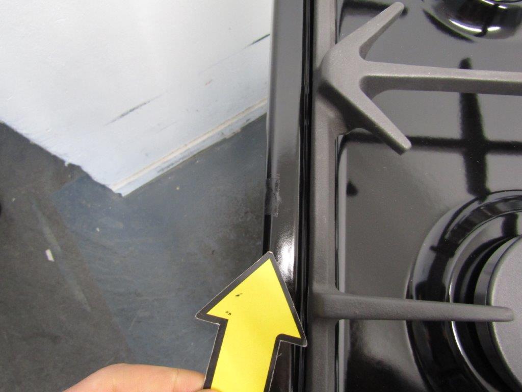 Kenwood CK435BL Range Cooker 90cm Dual Fuel in Black and stainless Steel GRADE B