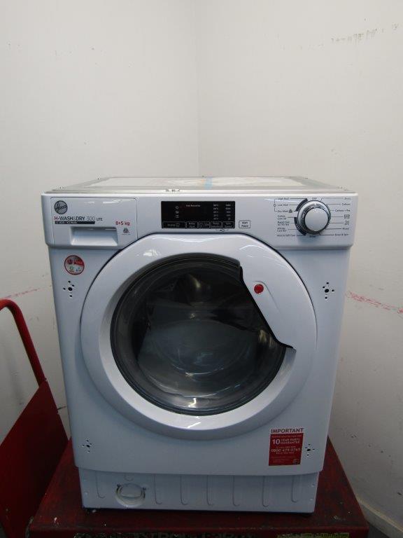 Hoover HBD485D1E/1-80 Washer Dryer Integrated 8kg + 5kg 1400rpm White GRADE A