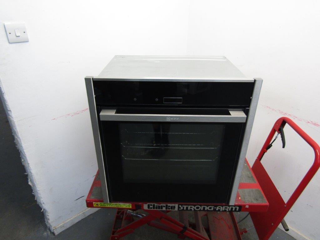 Neff B57VS24N0B Slide & Hide Built In Electric Oven Stainless Steel GRADE B