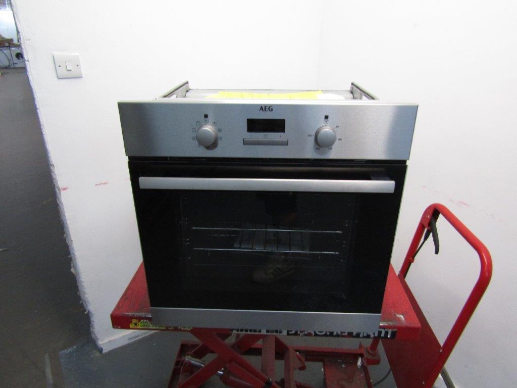 AEG BEB23101XM Single Oven Electric Built In in Stainless Steel GRADE B