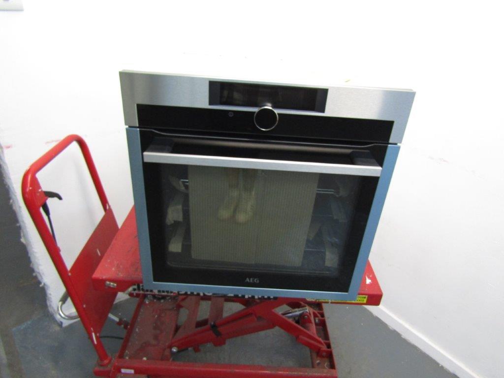 AEG BPE948730M Single Oven Built in Pyrolytic Stainless Steel GRADE A