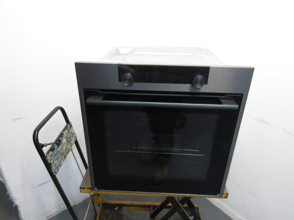 Asko OP8687B Built in Single Oven Electric Pyrolytic in Black Steel REFURBISHED