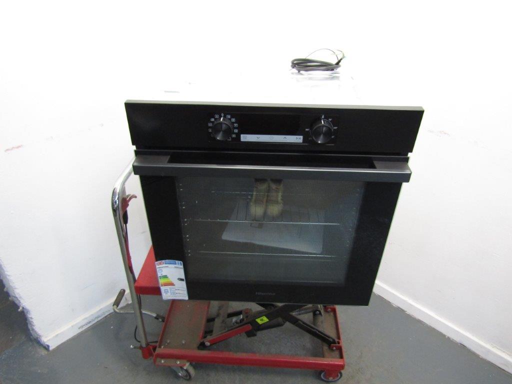 Hisense BI64211PB Pyrolytic Single Oven Air Fry Electric Black GRADE B