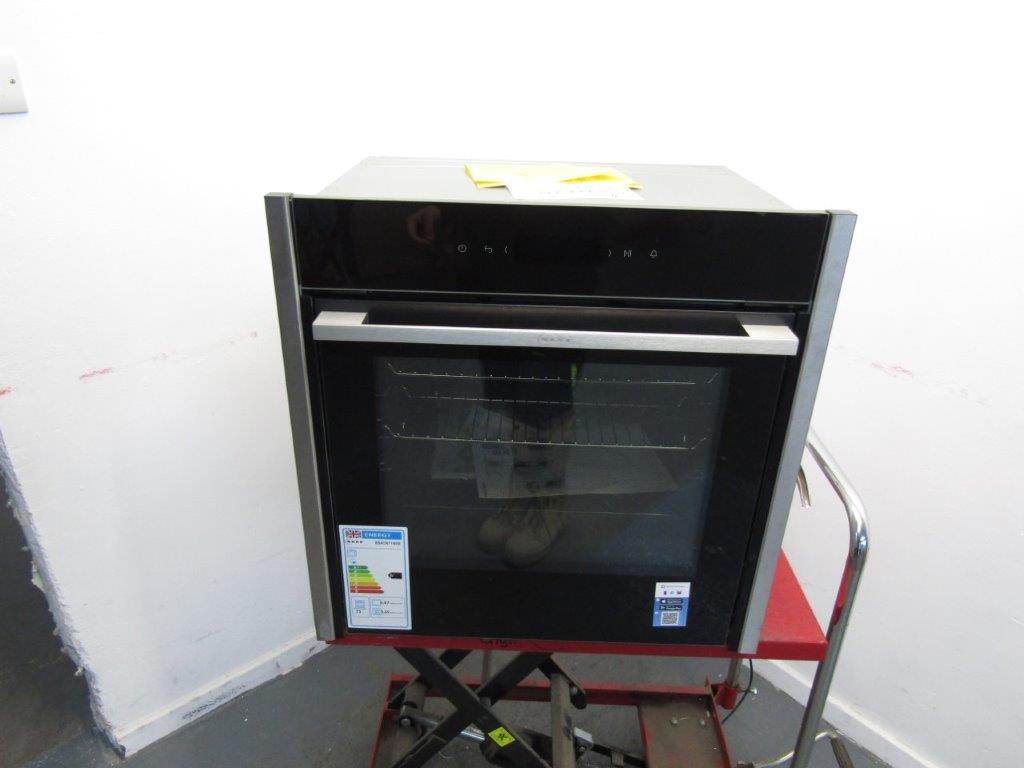 Neff B54CR71N0B Single Oven Electric Slide & Hide Stainless Steel GRADE B