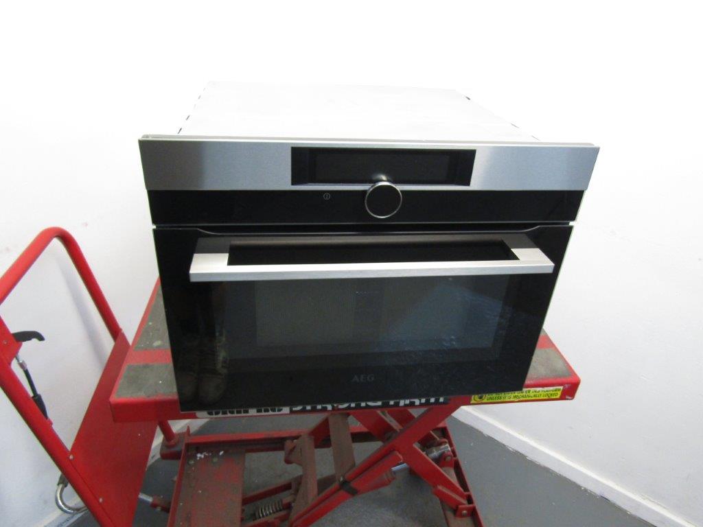 AEG KMK968000M Combination Microwave Oven Built In Stainless Steel GRADE B