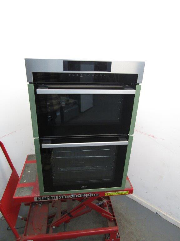 AEG DCE731110M Double Oven Electric Built In Stainless Steel GRADE B