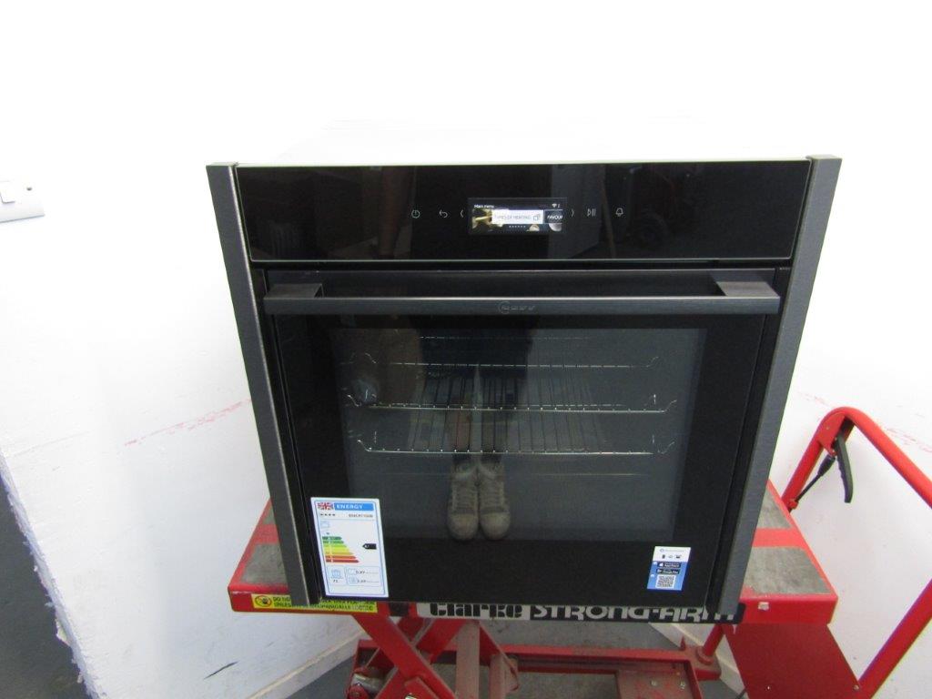 Neff B54CR71G0B Single Oven Electric Slide & Hide Graphite Steel GRADE B