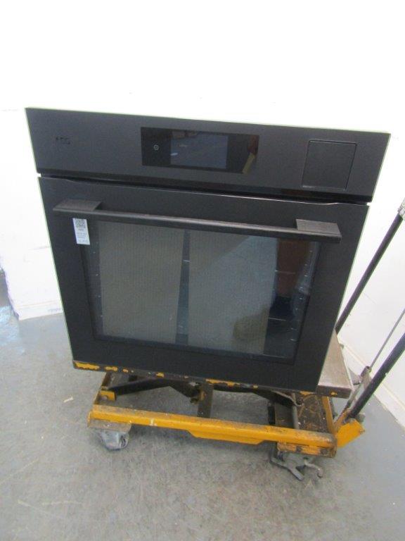 AEG NBP8S731AT Pro Assist with SteamPro Single Oven in Matt Black GRADE A