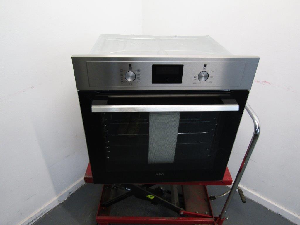 AEG BEX335011M Single Oven Electric Built in Stainless Steel GRADE A