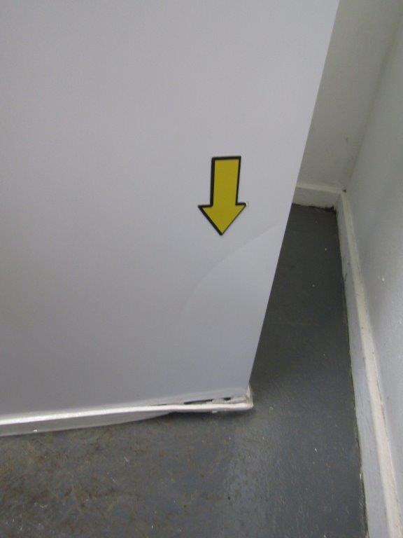 Ward Refrigerator WSR310DC-UK 310L with Solid Door White GRADE B