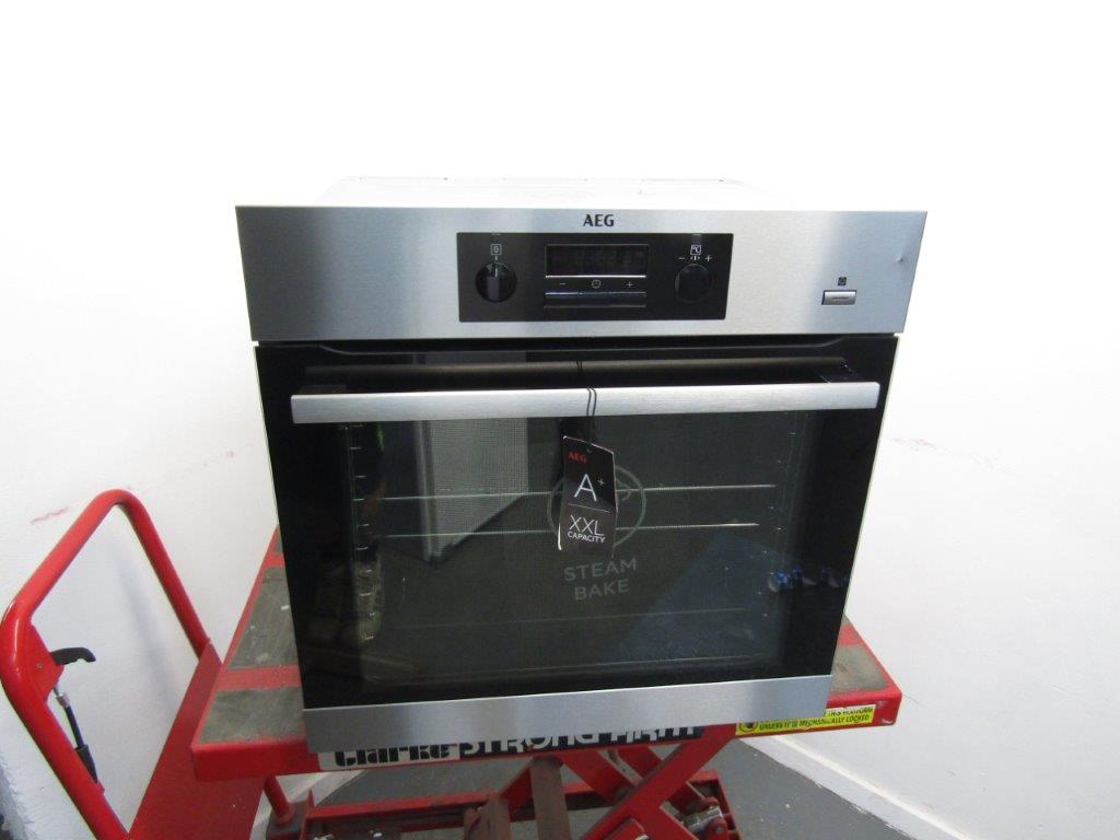 AEG BPS351020M Built in Single Electric Oven in Stainless Steel GRADE A