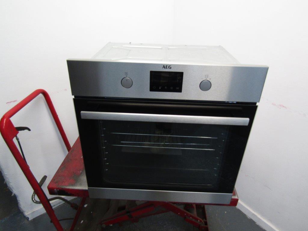 AEG BPS355061M Single Oven Built in Electric in Stainless Steel GRADE B
