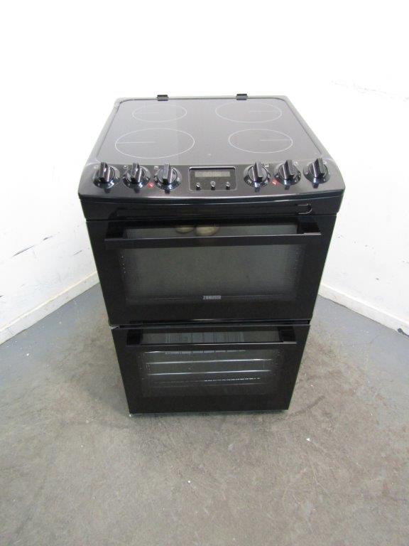 Zanussi ZCV46250BA Electric Cooker Ceramic Hob Black REFURBISHED