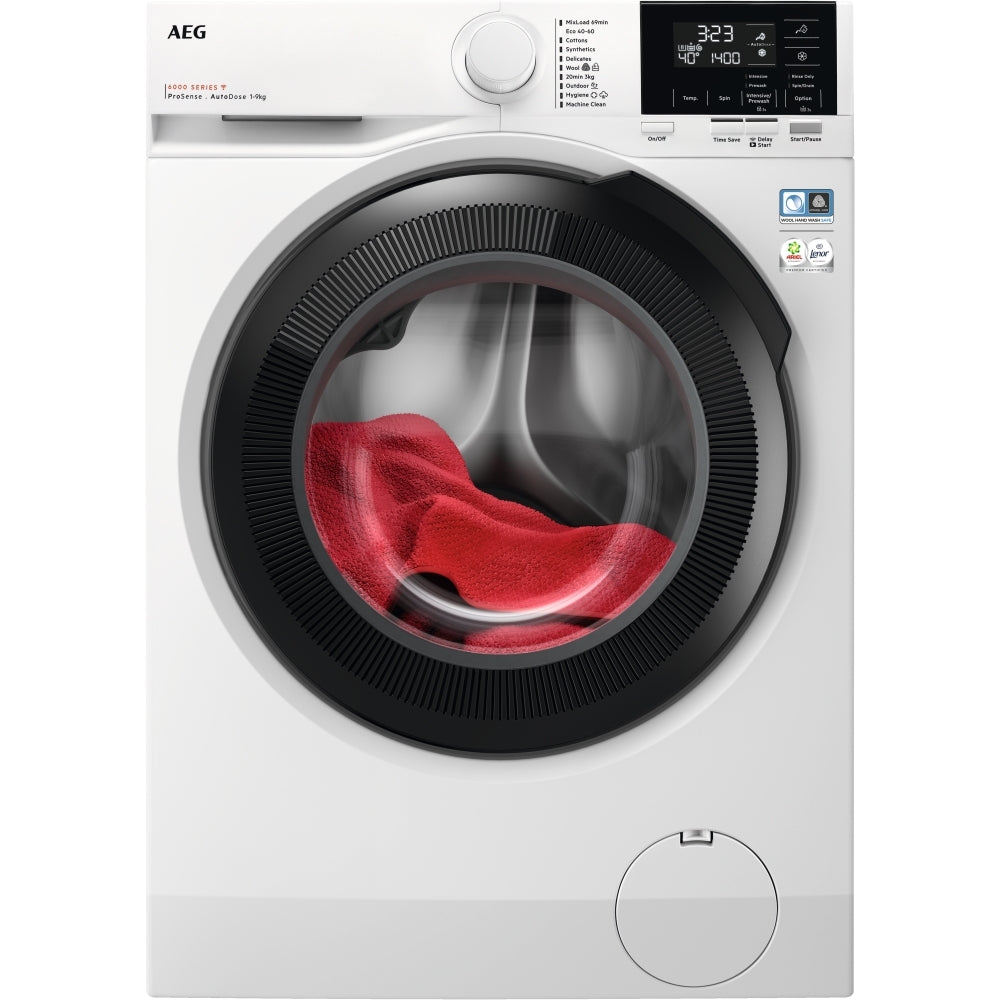 AEG LFR61944AD Washing Machine 9kg 1400rpm in White GRADE A