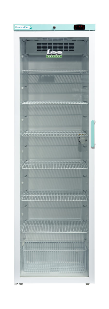 Lec PPGR400BT-LHH Pharmacy Refrigerator Glass Door 400L White GRADE A