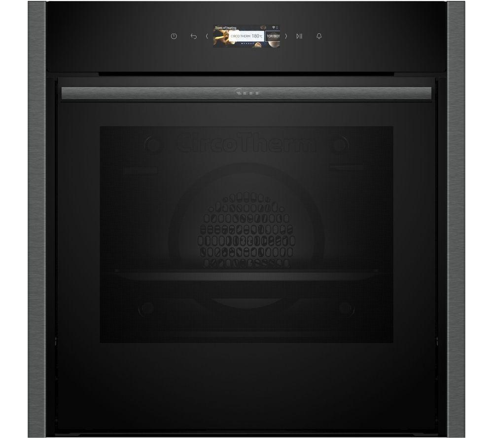 Neff B54CR71G0B Single Oven Electric Slide & Hide Graphite Steel GRADE A