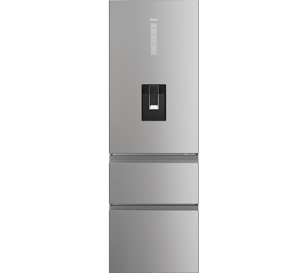 Haier HTW5618DWMG 4 Door Fridge Freezer Frost Free Stainless Steel