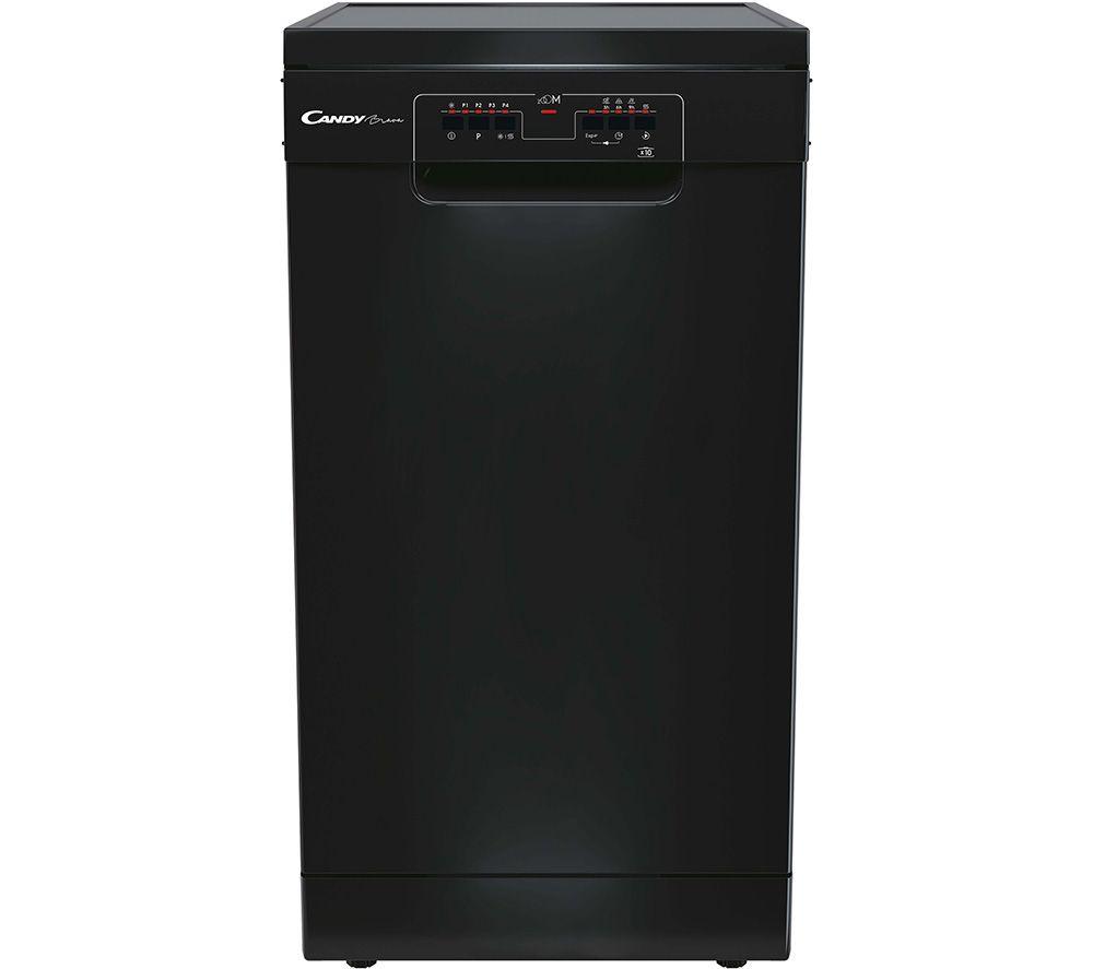 Candy CDPH2L1049B-80 10 Place Slimline Dishwasher in Black