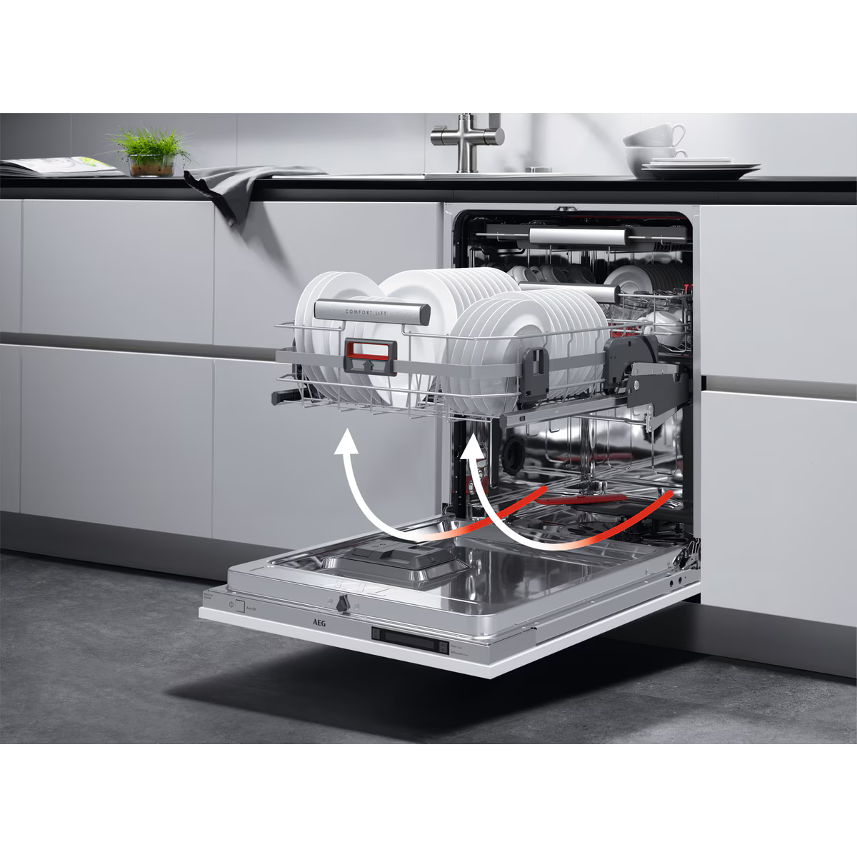 AEG FSK96838P Comfort Lift Fully Integrated Dishwasher 60cm Wide