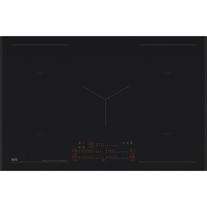 AEG NIK85M30AZ Flexi Bridge SaphirMatt Induction Hob 80cm