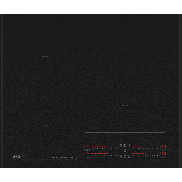 AEG NII64G00AZ 60cm FlexiBridge Induction Hob SaphirMatt Black