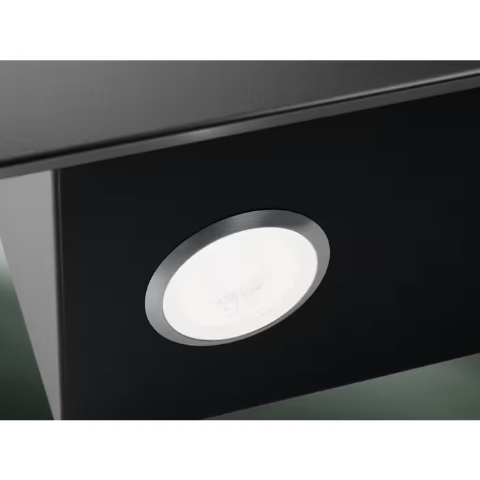 Electrolux LFV316Y 60cm Designer Angled Hood in Black & Stainless Steel