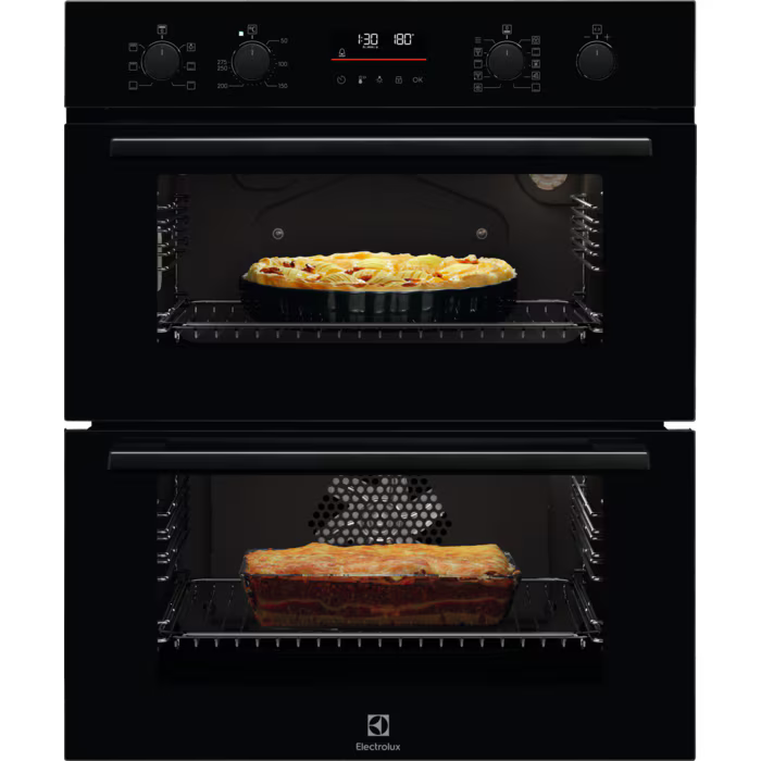Electrolux EDF6C40UK Double Oven Built Under in Black