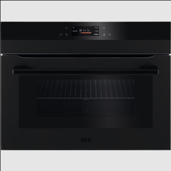 AEG KMK768080T Microwave Compact Combination Built In Black GRADE A