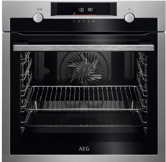 AEG BPS555060M Single Oven SteamBake Electric Pyrolytic in Stainless Steel GRADE A