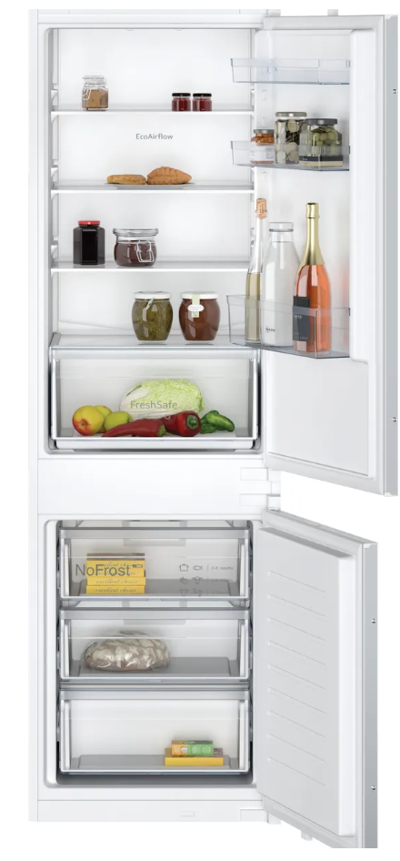 Neff KI7861SE0G Fridge Freezer Integrated 60:40 Frost Free Sliding Door GRADE A