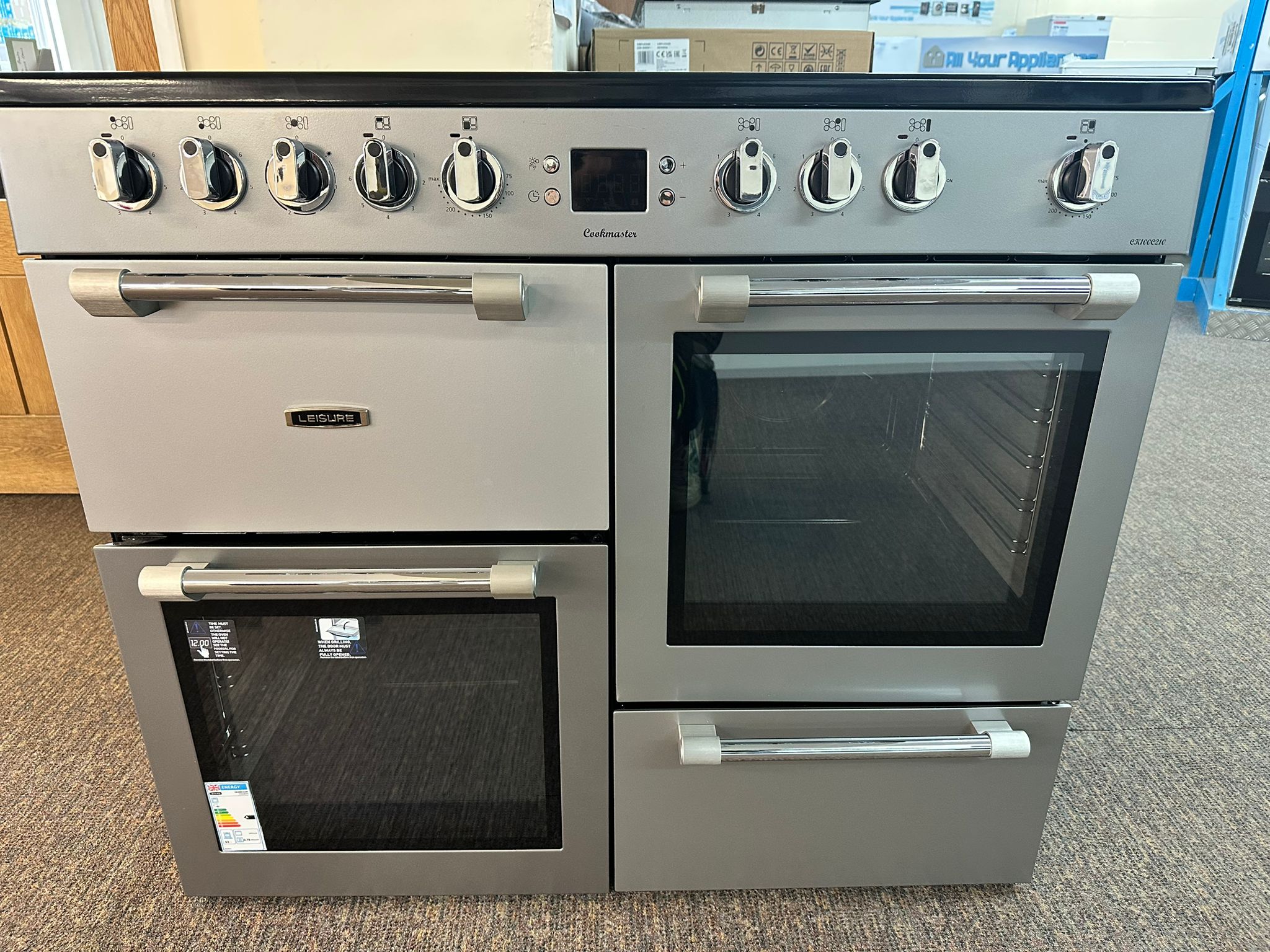 Leisure CK100C210S Range Cooker 100cm Electric Stainless Steel GRADE B