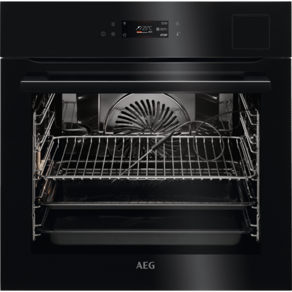 AEG BSK798280B Built in Single Electric Steam Oven in Black