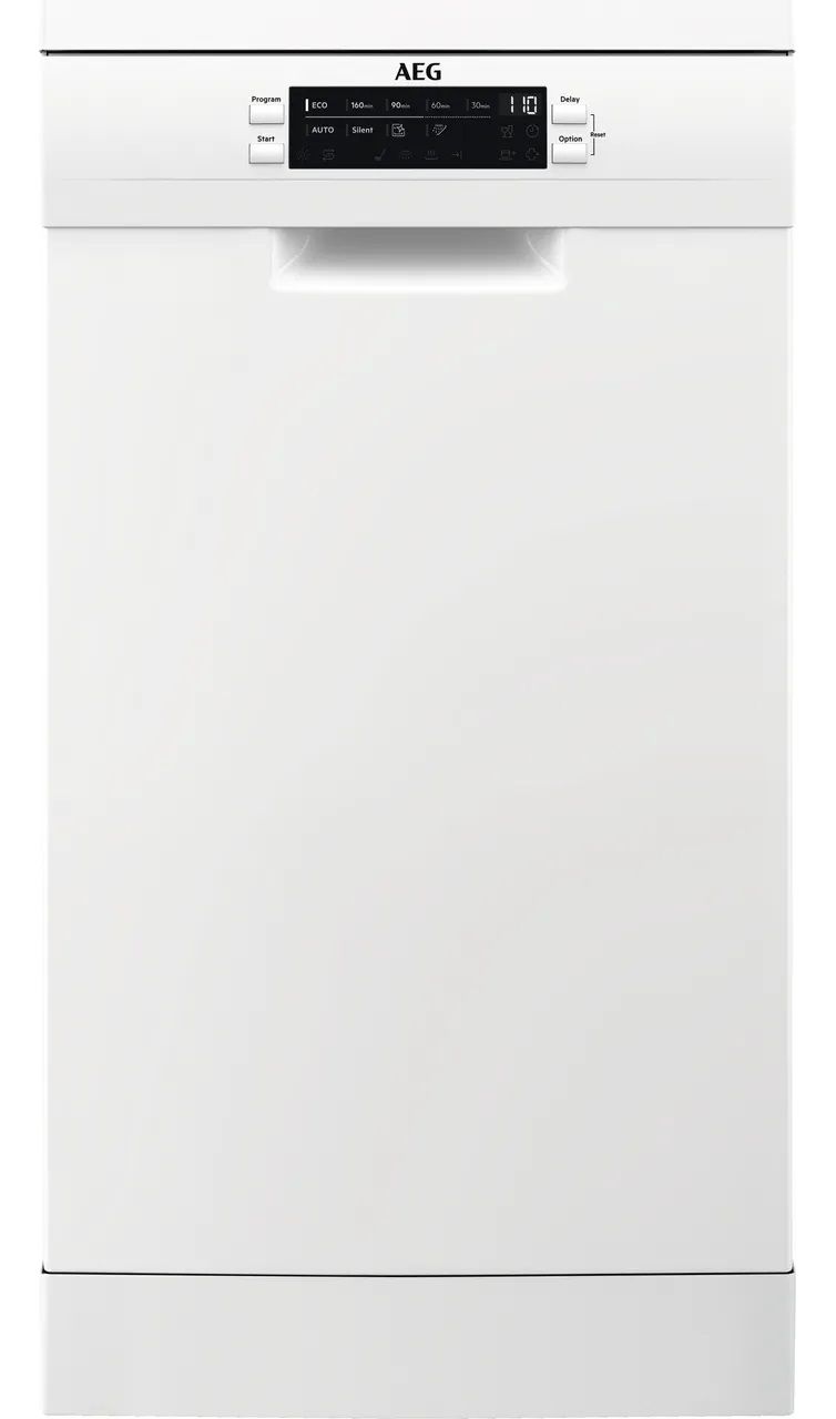 AEG FFB62417ZW Freestanding Dishwasher Slimline in White GRADE A