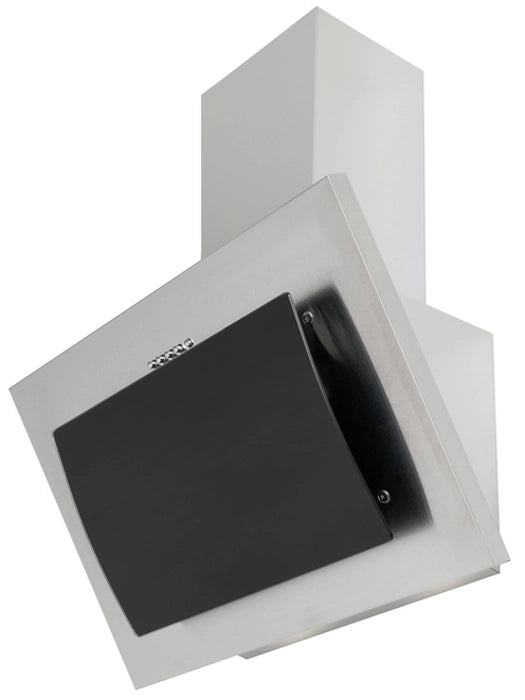 Cata UBLCHH60SS 60cm Angled Cooker Hood Stainless Steel and Black