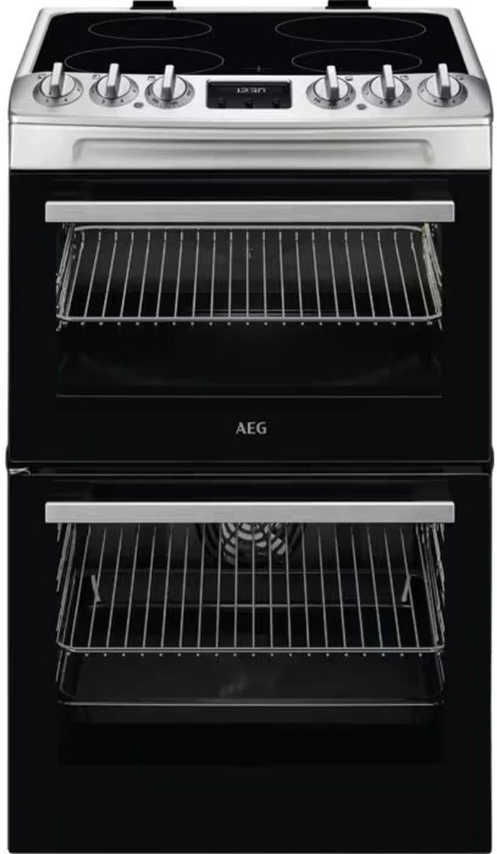 AEG CCX1530ACM Electric Cooker 55cm Ceramic Stainless Steel REFURBISHED