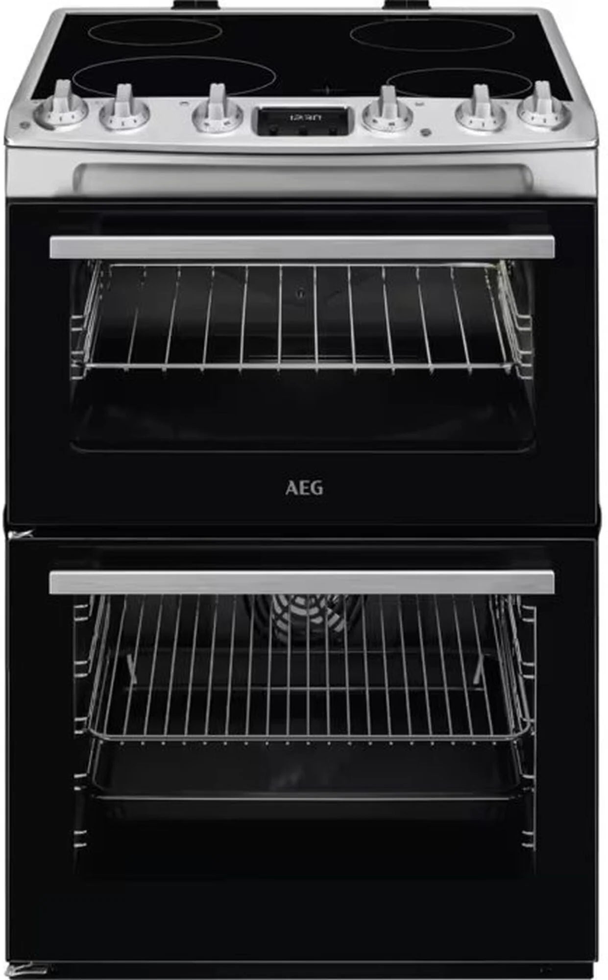 AEG CCX6540ACM Ceramic Cooker 60cm in Stainless Steel Grade A
