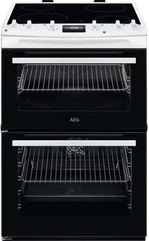 AEG CCX6540ACW Ceramic Cooker 60cm in White GRADE B