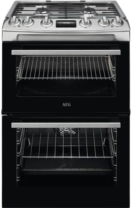 AEG CKX6540ACM Cooker Dual Fuel 60cm in Stainless Steel GRADE B