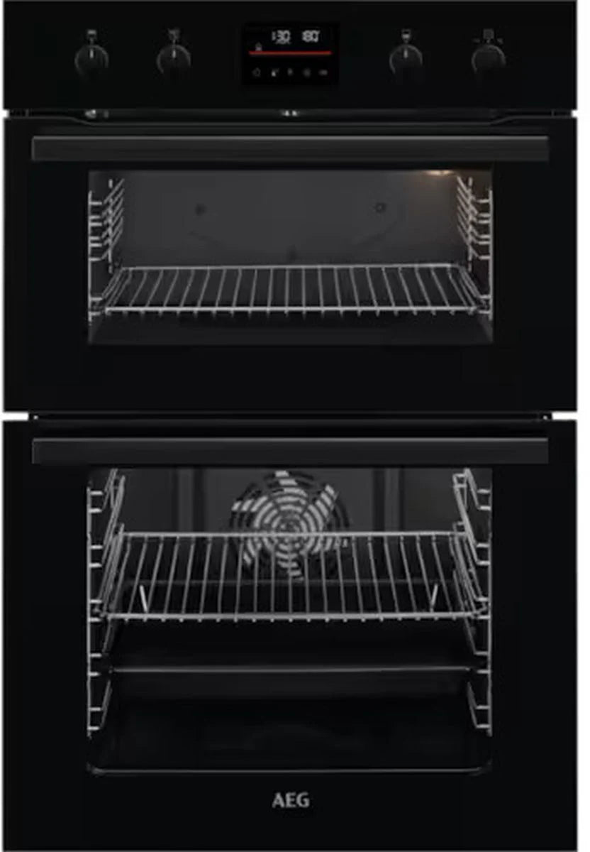 AEG DCB535060B Double Oven Built In Black REFURBISHED