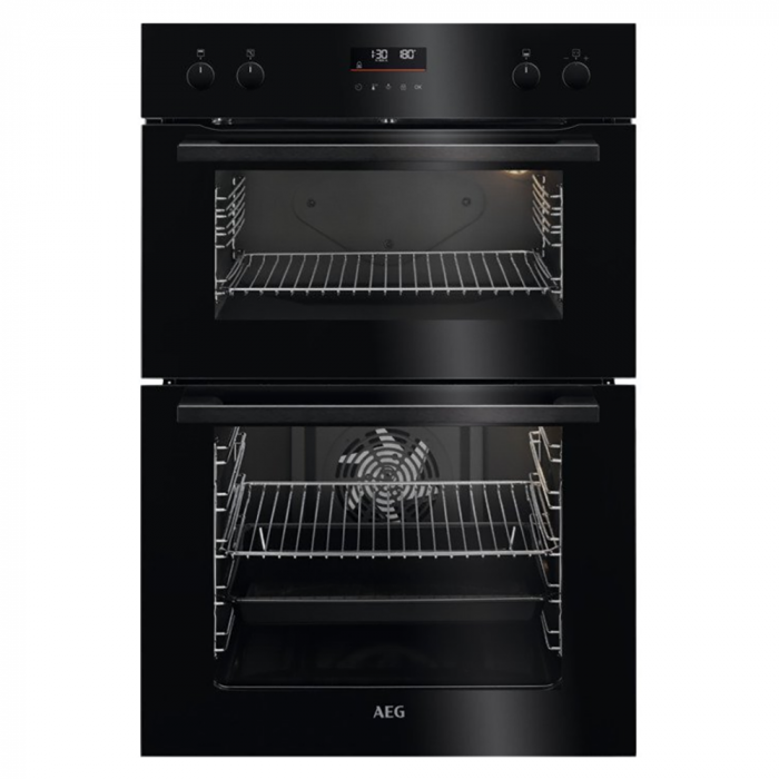 AEG DCE531160B Double Oven Electric Built In Black GRADE A