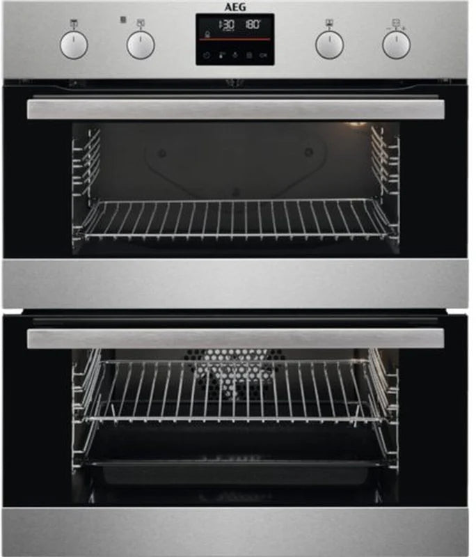 AEG DUB535060M Double Oven Built Under in Stainless Steel Grade A