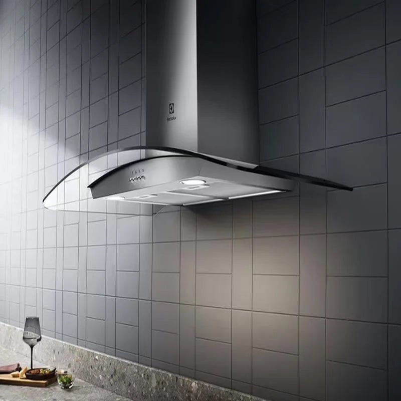 Electrolux LFL429A 90cm Curved Glass Cooker Hood Stainless Steel