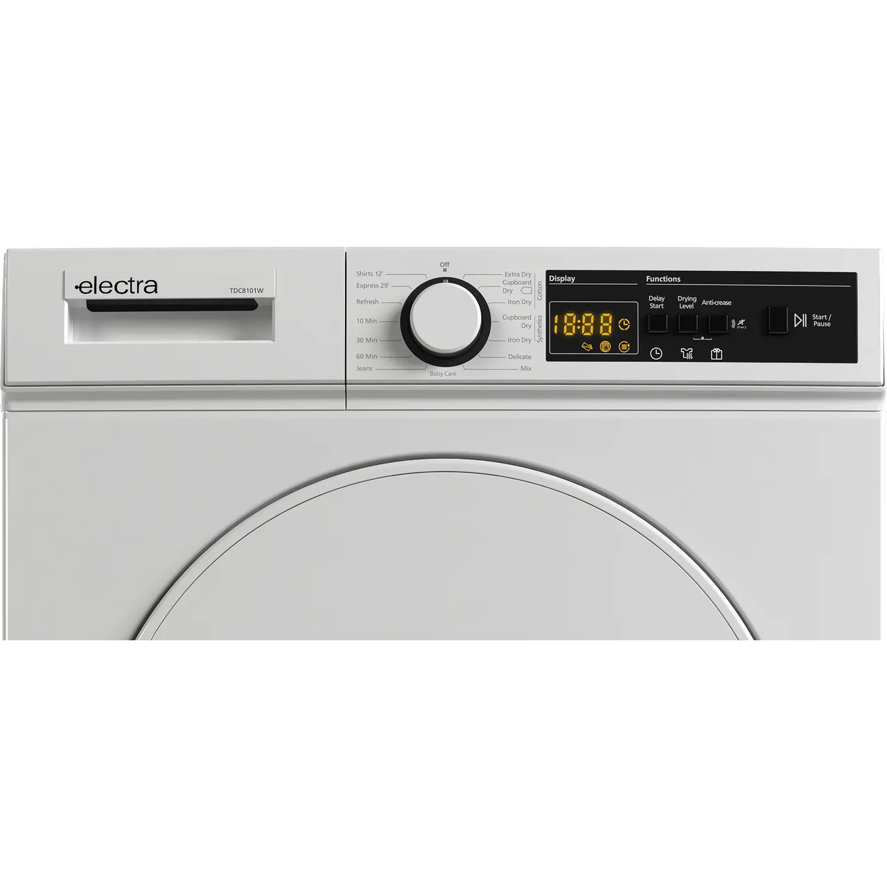 Electra TDC8101W 8kg Tumble Dryer Condenser in White