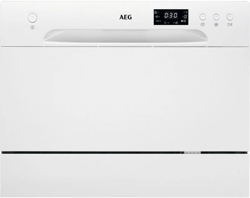 AEG FFB21200CW Tabletop Dishwasher 6 Place White GRADE B