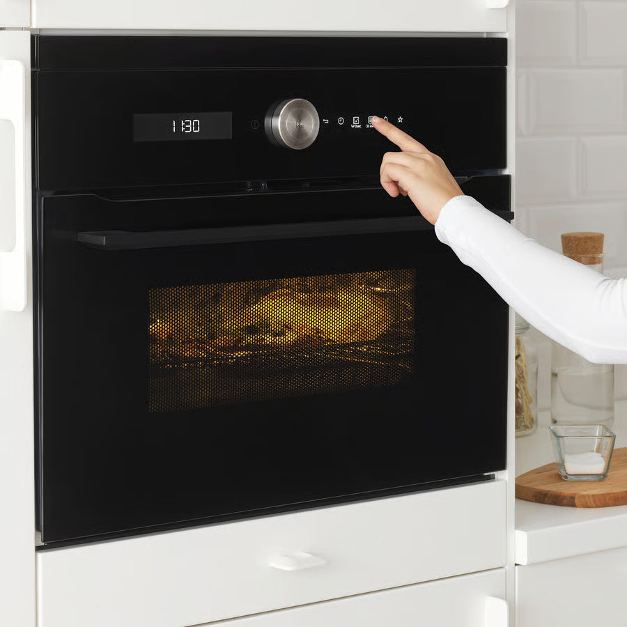 AEG Built FINSMAKARE 604.119.18 Built in Combi Microwave in Black