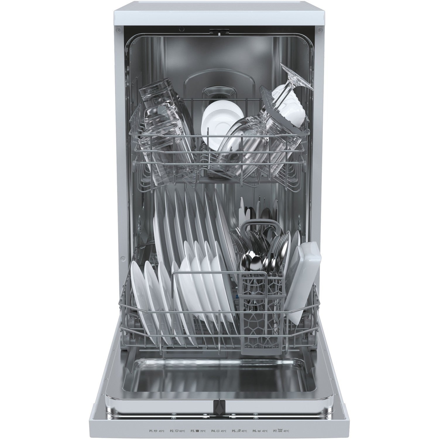 Hoover HDPH2D1049W-80 Slimline Freestanding Dishwasher in White