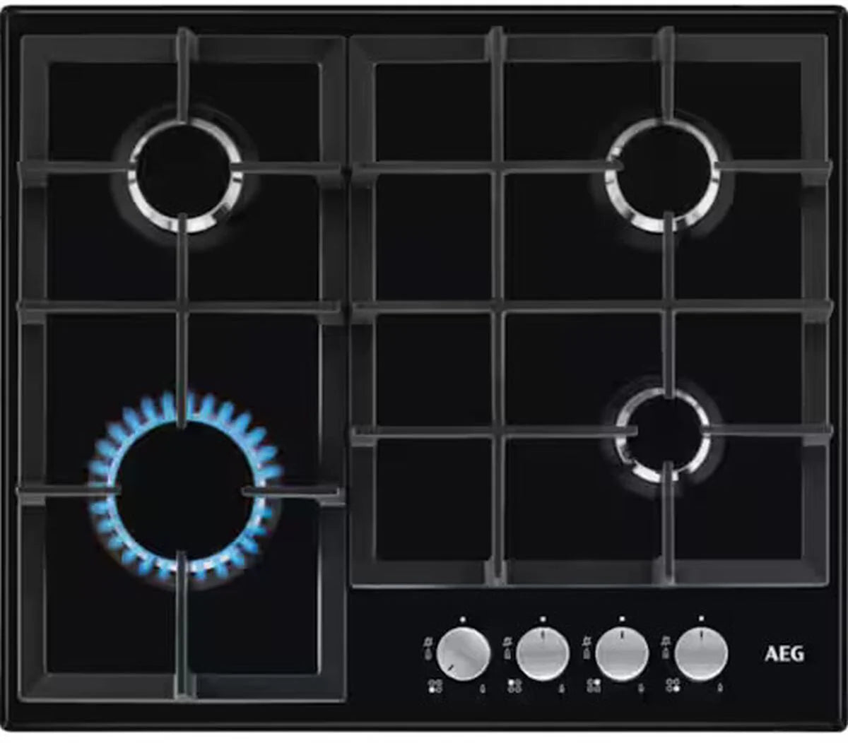 AEG HGX64200SB Gas Hob 60cm 4 Burner in Black