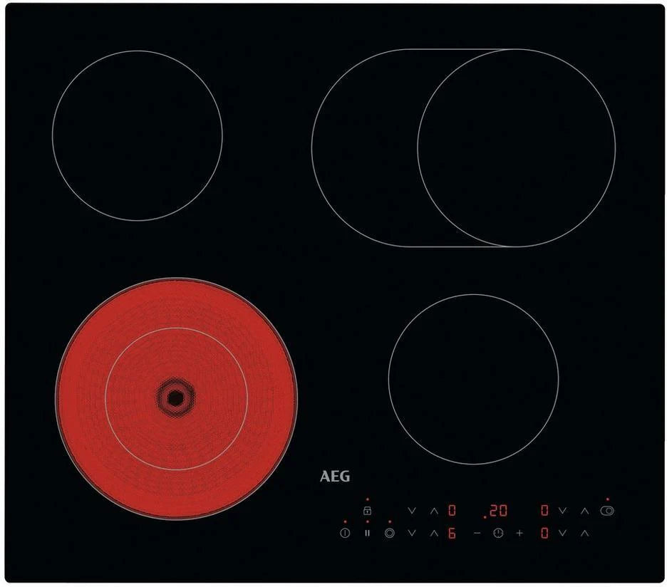 AEG HRX64360CB Touch Control Ceramic Hob 60cm 4 Zone GRADE B