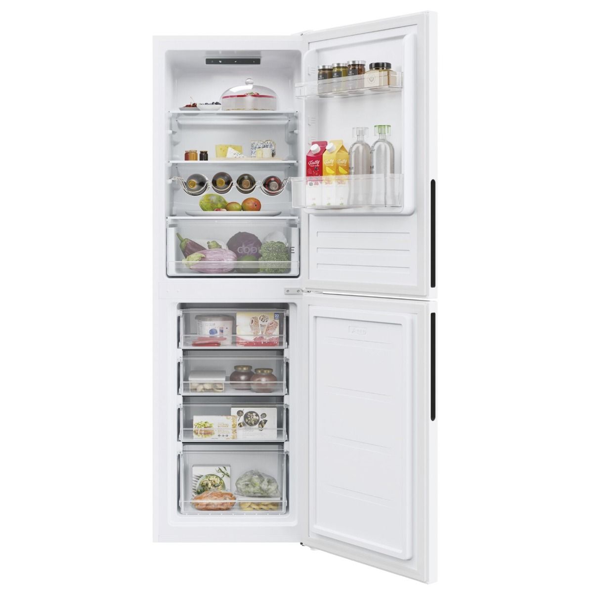 Hoover HVCT3L517EWKR Fridge Freezer Freestanding Low Frost White