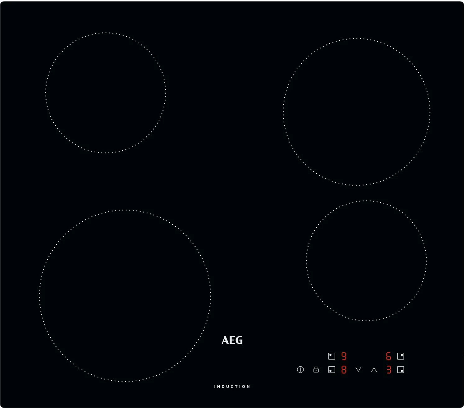 AEG IBK64200CB Induction Hob 4 Zone 60cm in Black